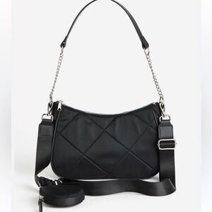 H&M Black Quilted Shoulder Bag Crossbody